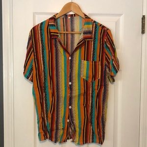 NEW! Beach Button Down Shirt